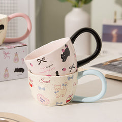 Cute Cat Ceramic Cup